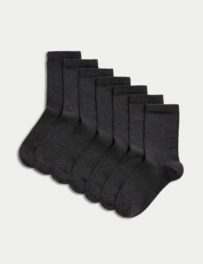 7 Pack of Ankle School Socks
