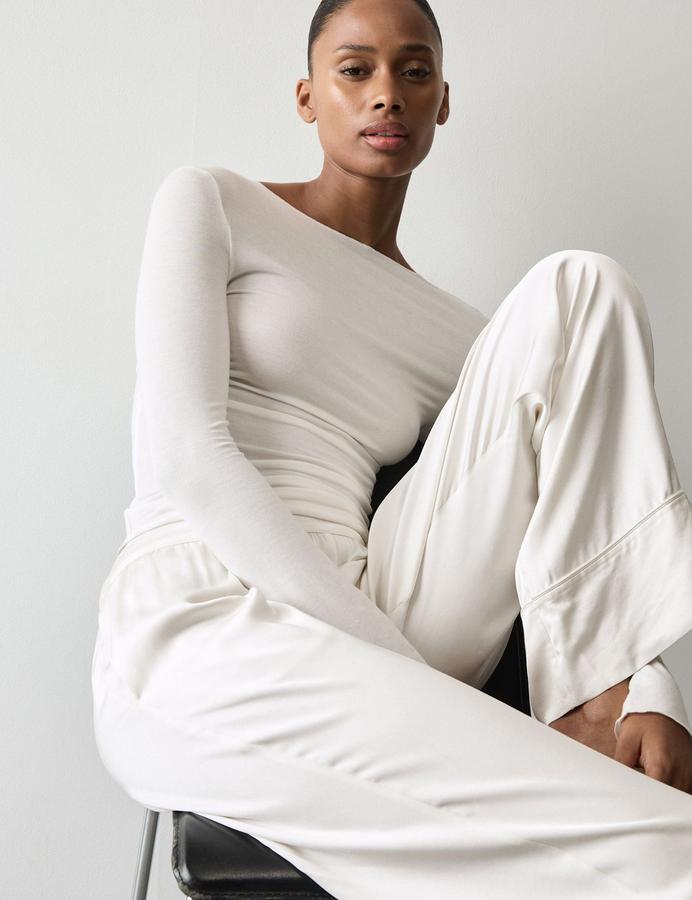 Modal Rich Thermal Top with Cashmere