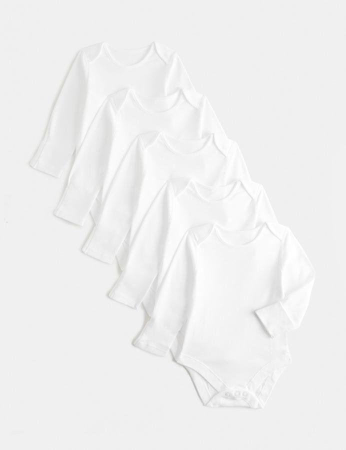 5 Pack Long Sleeve Bodysuits (Newborn-3 Yrs)