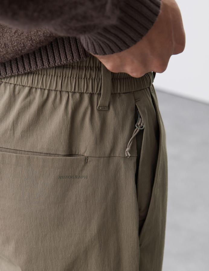 Single Pleat Technical Chino Trouser