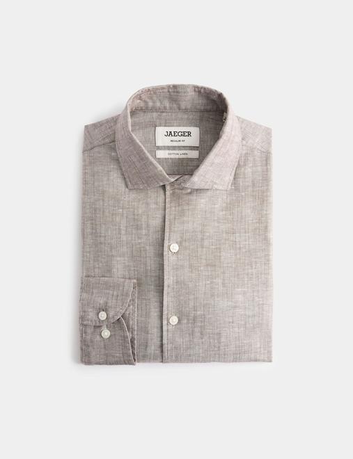 Regular Fit Luxury Linen Cotton Shirt