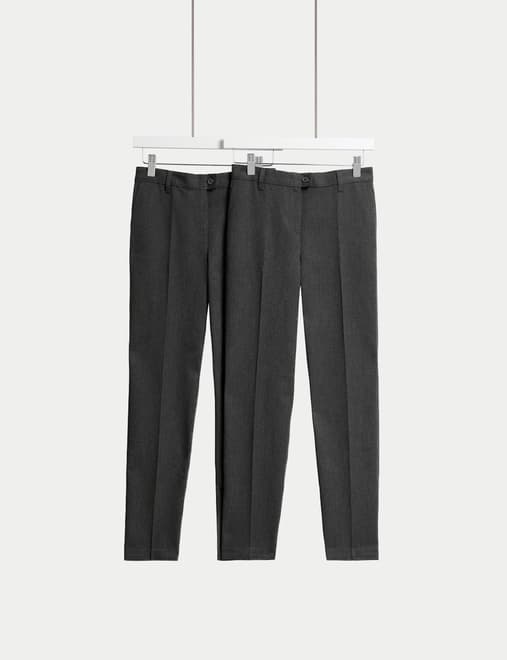 2pk Girls' Regular Leg School Trousers (2-18 Yrs)