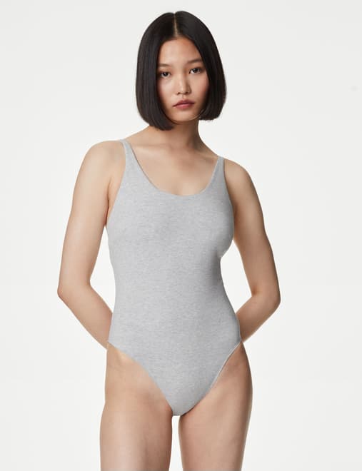 Cotton Rich Light Control Secret Support™ Bodysuit