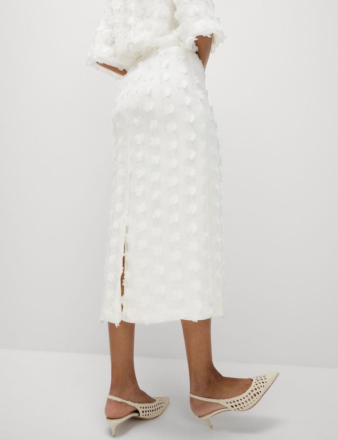 Embellished Midaxi Column Skirt