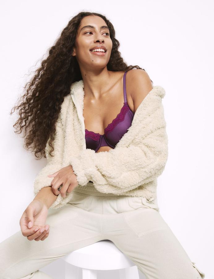 Feather Fleece Lounge Hoodie