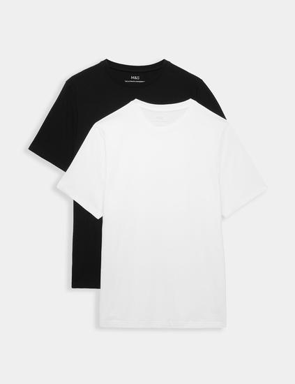 2 Pack Cotton Rich Ultimate Loungewear Top