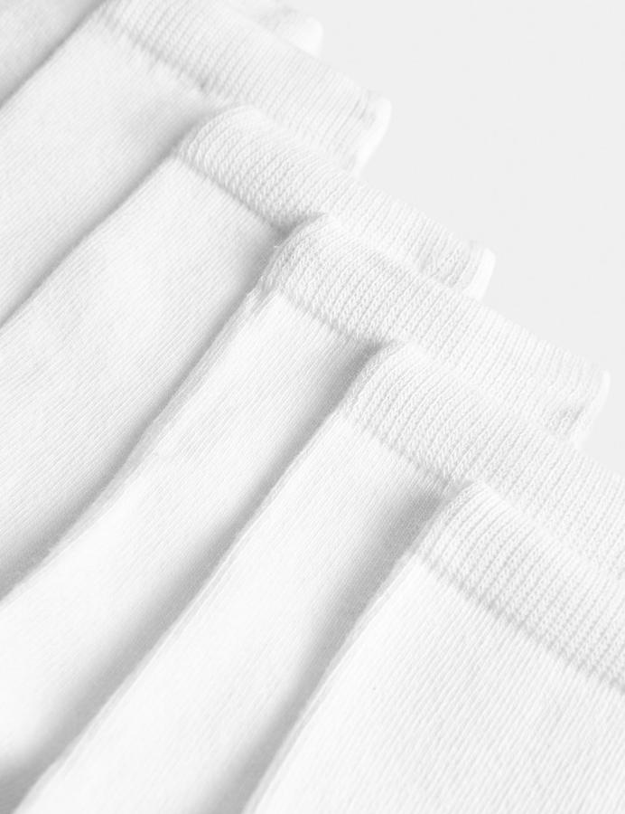 7 Pack School Socks (6 Small-10½ Large)