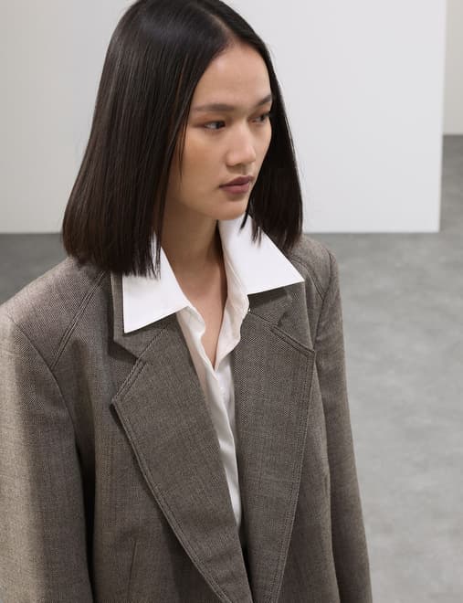 Pure Wool Relaxed Blazer