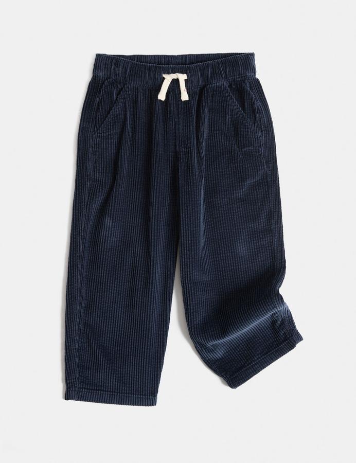 Pure Cotton Corduroy Drawstring Trousers (2-8 Yrs)