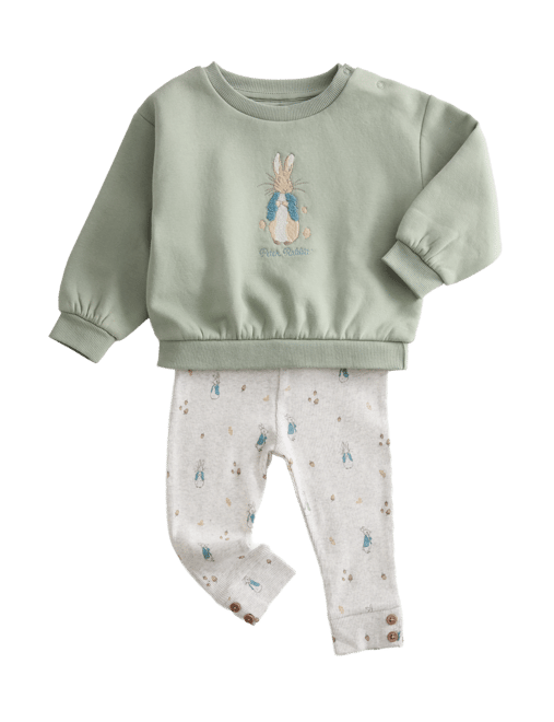 2pc Cotton Rich Peter Rabbit™ Sweat Outfit (0-3 Yrs)