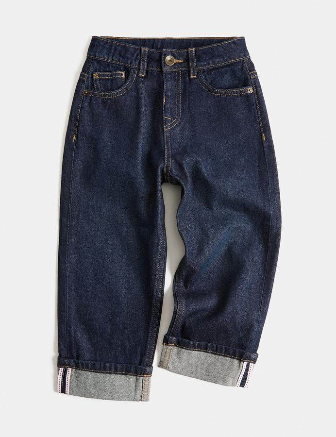 Turn Up Denim Jeans (2-8 Yrs)