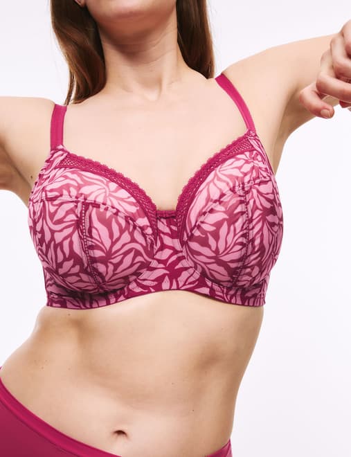 Mesh Wired Extra Support Bra F-J