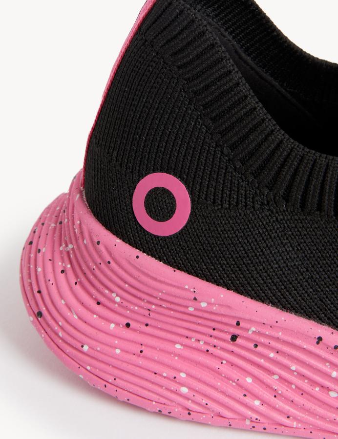 Knitted Lace Up Trainers