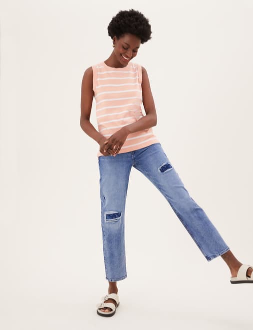 Boyfriend Ankle Grazer Jeans