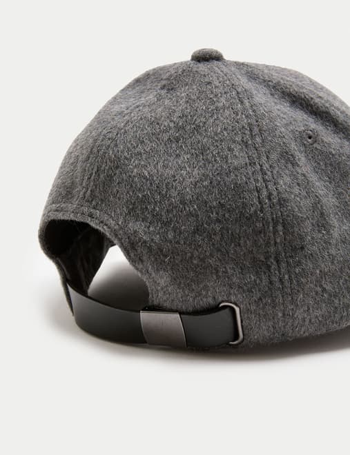 Wool Blend Baseball Cap