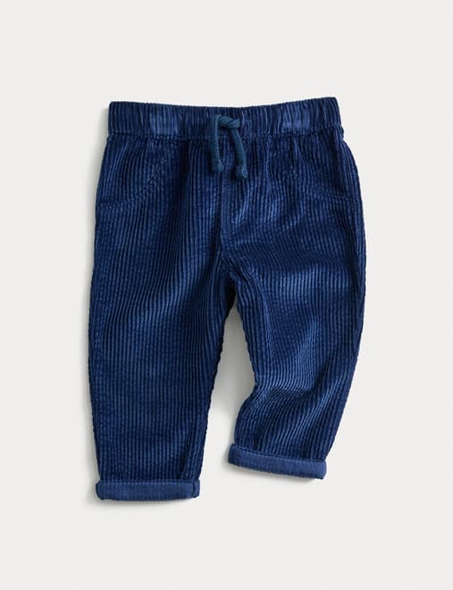 Pure Cotton Cord Trousers (0-3 Yrs)