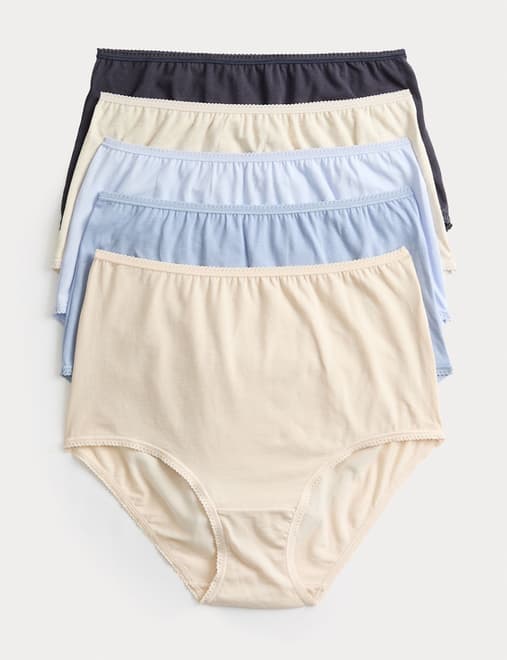 5pk Cotton Lycra® Full Briefs