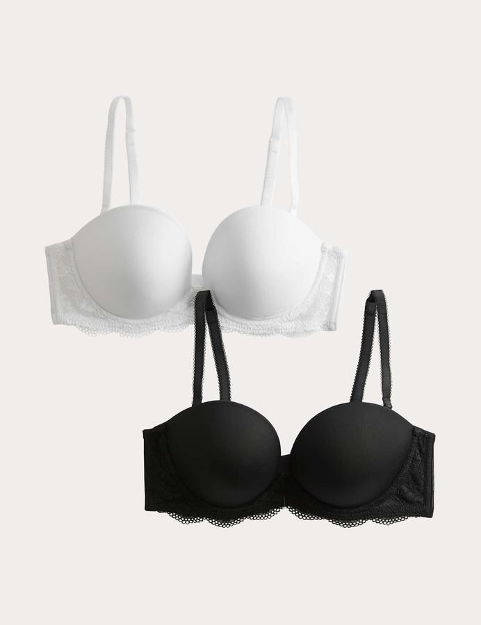2pk Wired Multiway Push-Up Bras A-E