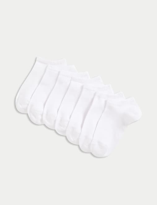 7pk Cotton Rich Trainer Liners (6 Small - 10½ Large)