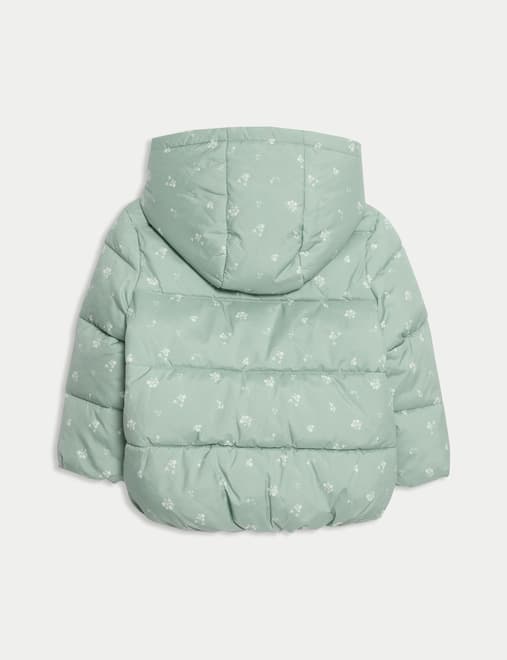 Ditsy Floral Lightweight Padded Coat (0-3 Yrs)