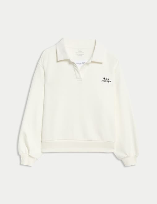 Cotton Rich Collared Rugby Shirt (6-16 Yrs)