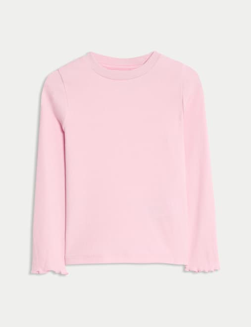 Cotton Rich Ribbed Top (2-8 Yrs)