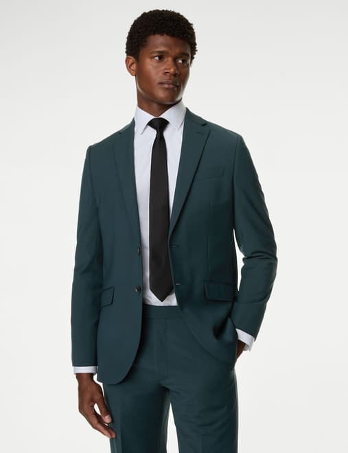 Tailored Fit Performance Suit Jacket