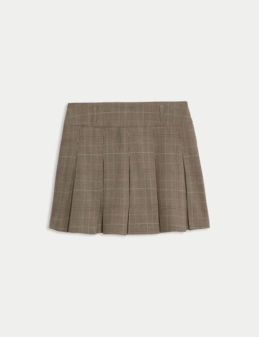 Mini Checked Pleated Skirt (6-16 Yrs)