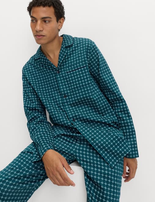 Pure Cotton Foulard Print Pyjama Set