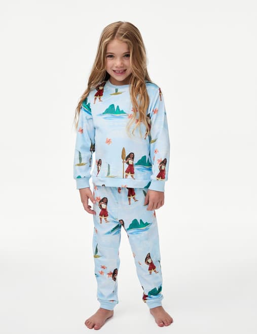 Disney Princess Moana™ Velour Pyjamas (2-8 Yrs)