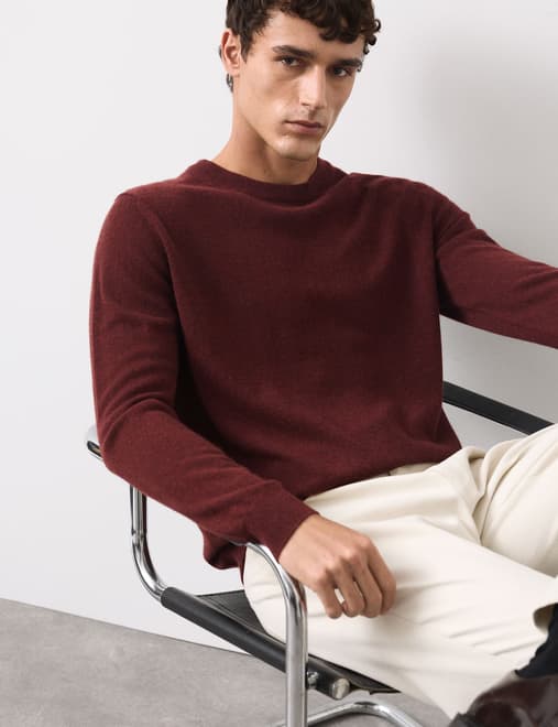 Pure Cashmere Crew Neck Jumper