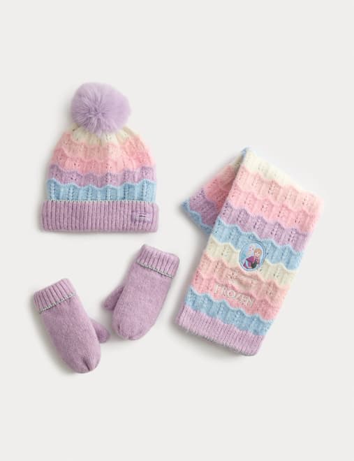 Kids' Disney Frozen™ Hat, Scarf and Mitten Set (1-13 Yrs)