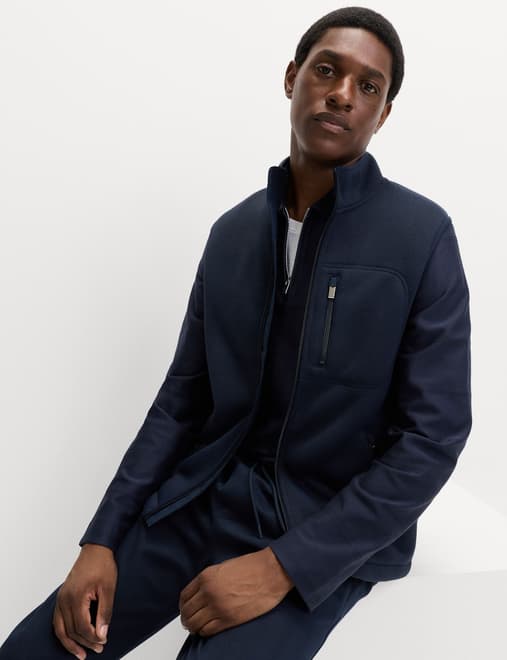 Fleece Lined Funnel Neck Gilet