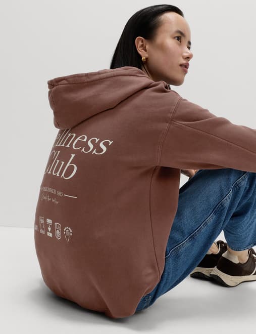 Pure Cotton Graphic Hoodie