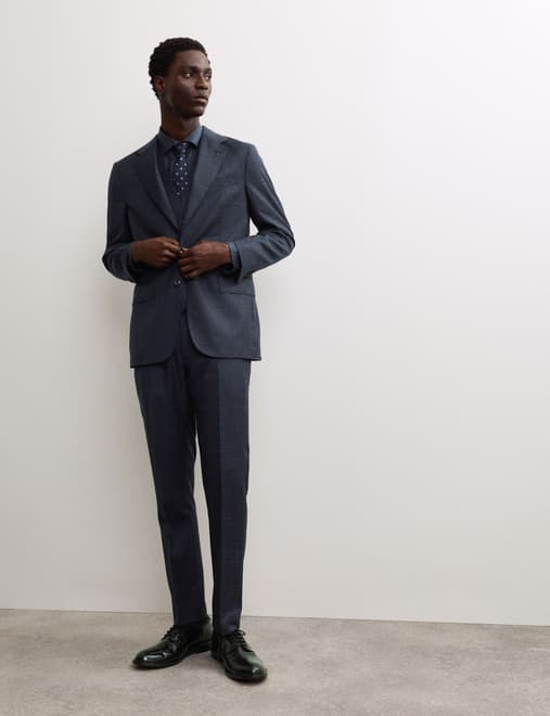 Tailored Fit Wool Rich Suit Jacket