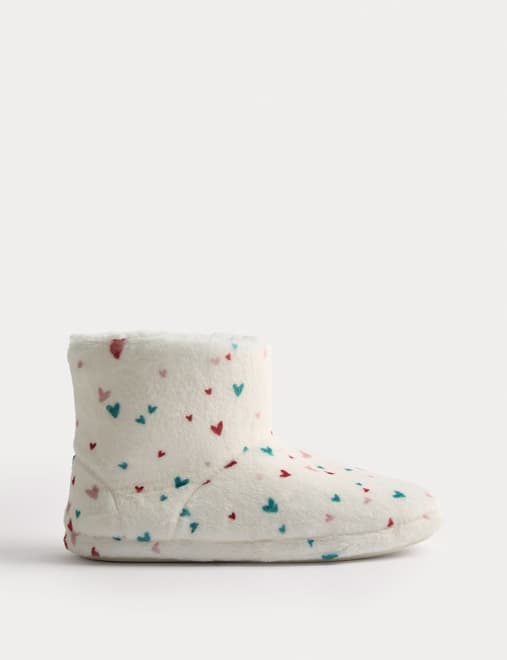 Kids' Printed Slipper Boots (4 Small - 6 Large)