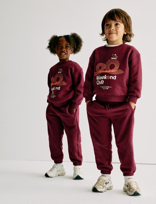 Cotton Rich Graphic Sweatshirt (2-8 Yrs)