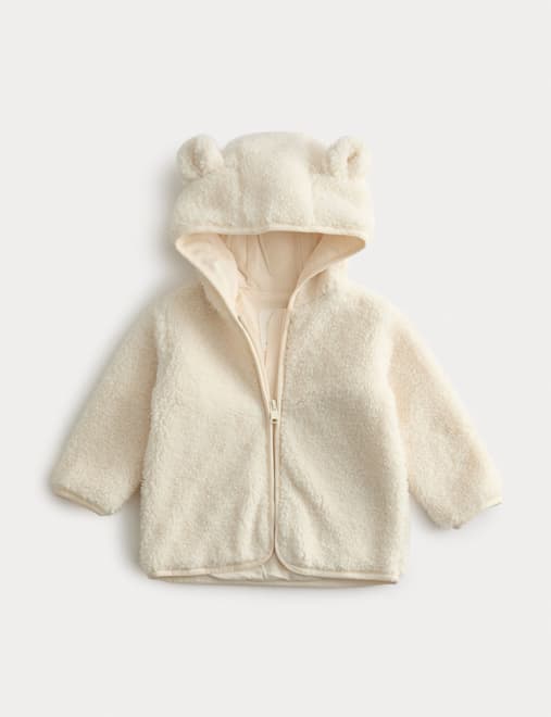 Borg Ears Hooded Jacket (1-36 Mths)