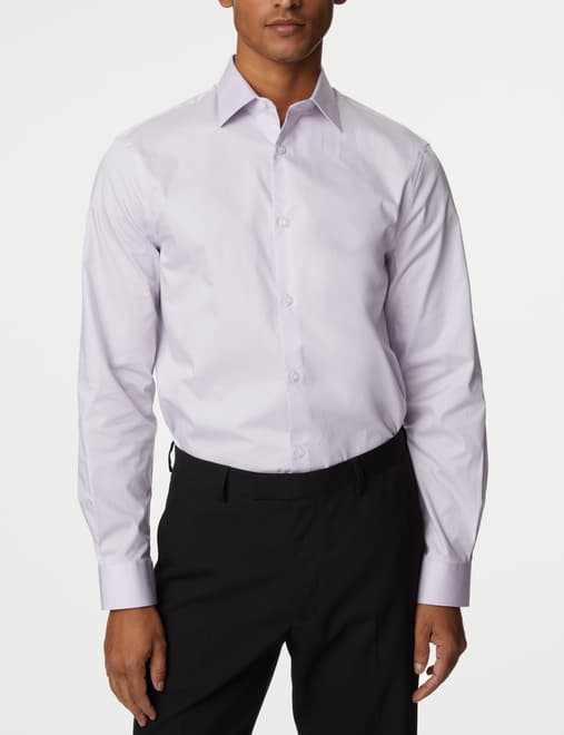 Regular Fit Easy Iron Pure Cotton Shirt