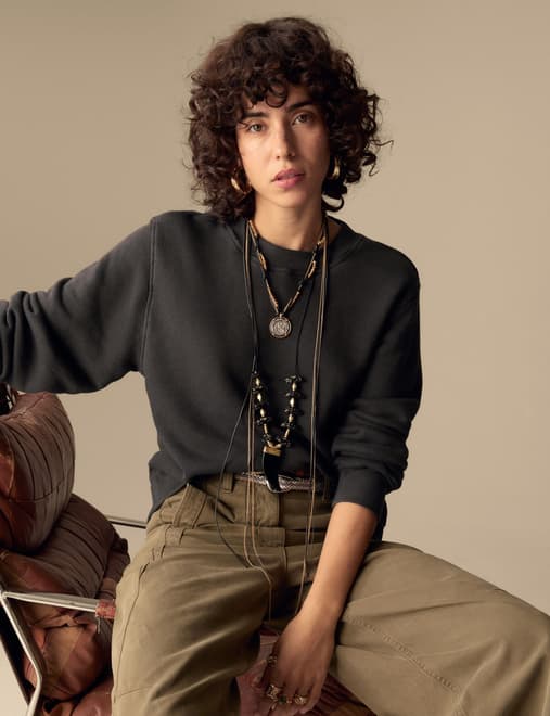 Pure Cotton Sweat-shirt