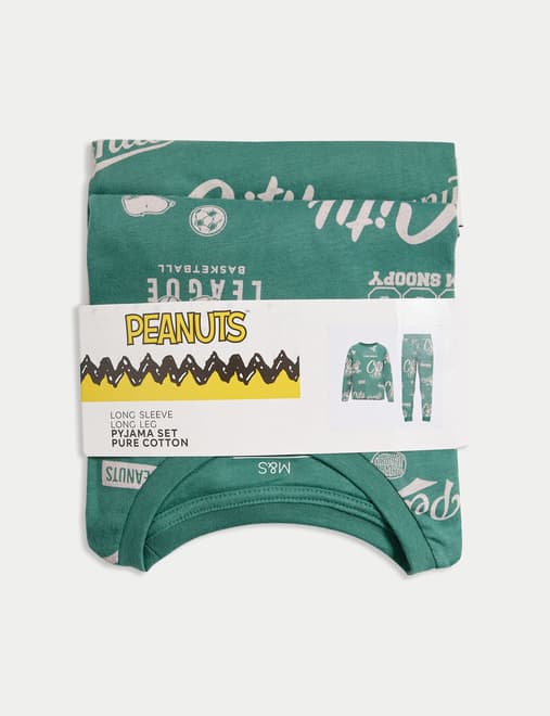 Pure Cotton Snoopy™ Print Pyjamas (6-16 Yrs)