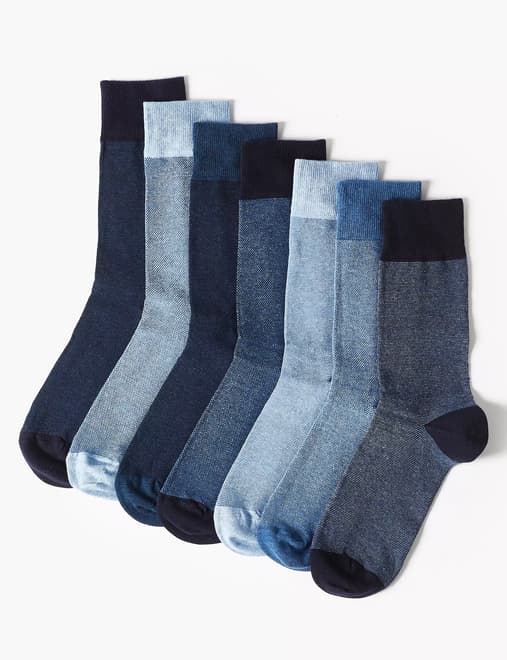 7pk Cool & Fresh™ Cotton Rich Socks
