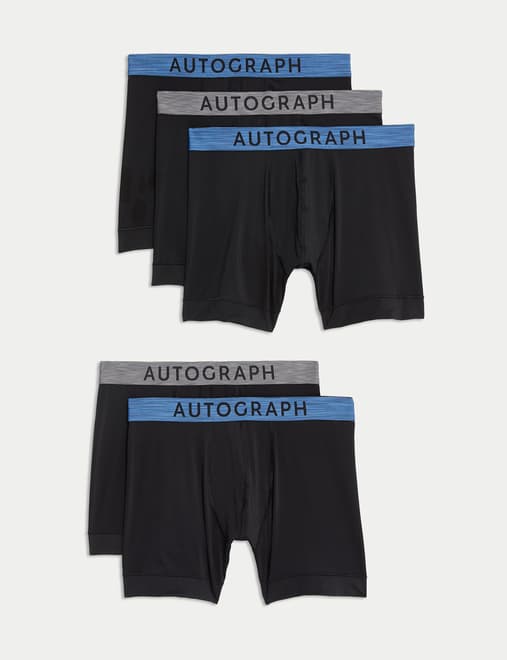 5 Pack Sports Trunks with Stretch