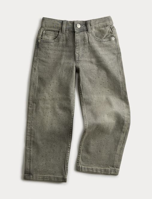 Denim Diamante Jeans (2-8 Yrs)