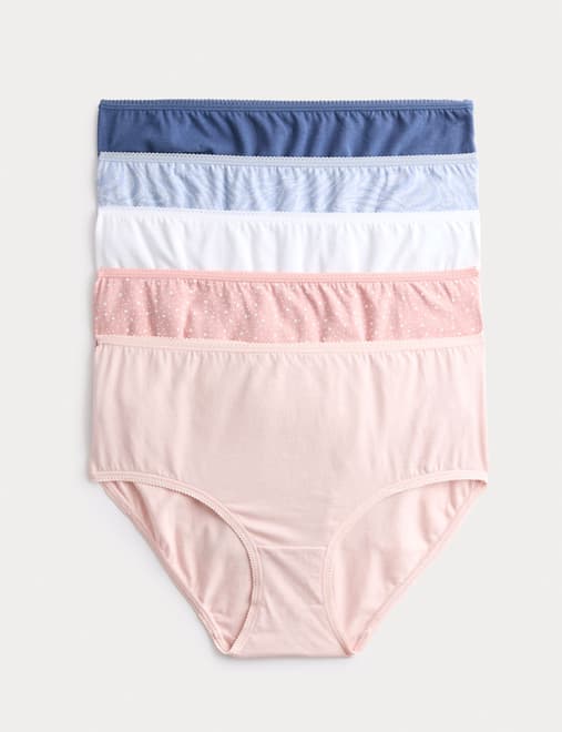 5pk Cotton Lycra™ High Rise Shorts