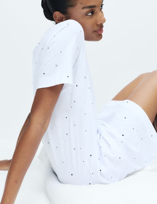 Pure Cotton Printed Nightdress