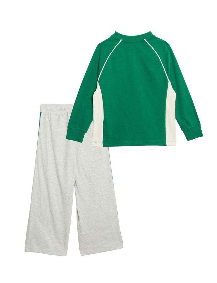 Pure Cotton Sports Style Slogan Pyjamas (1-8 Yrs)