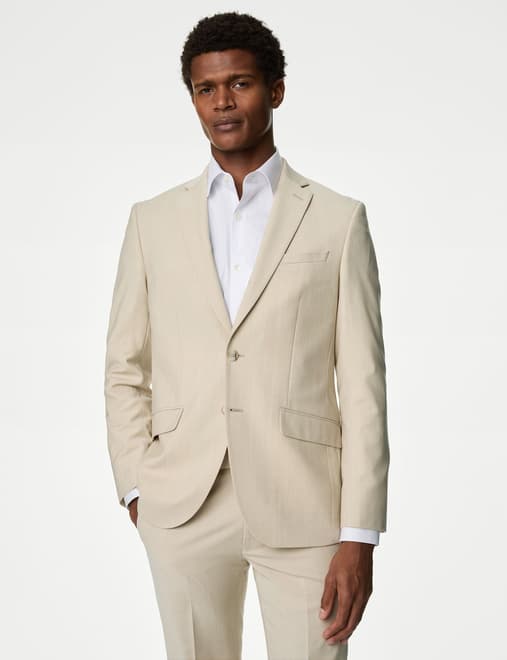 Tailored Fit Performance Suit Jacket