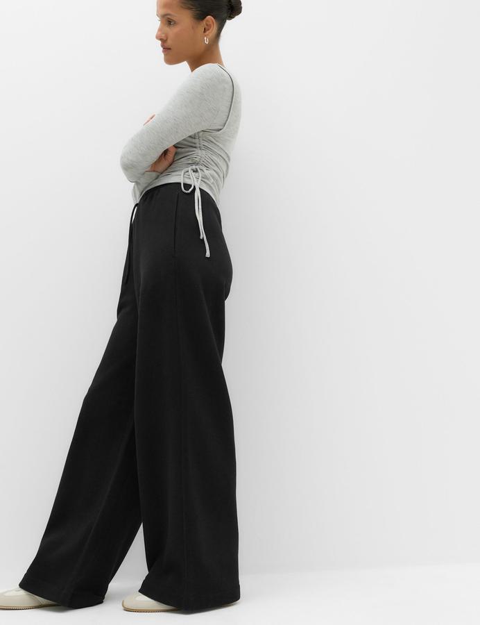 Cotton Rich Wide Leg Joggers