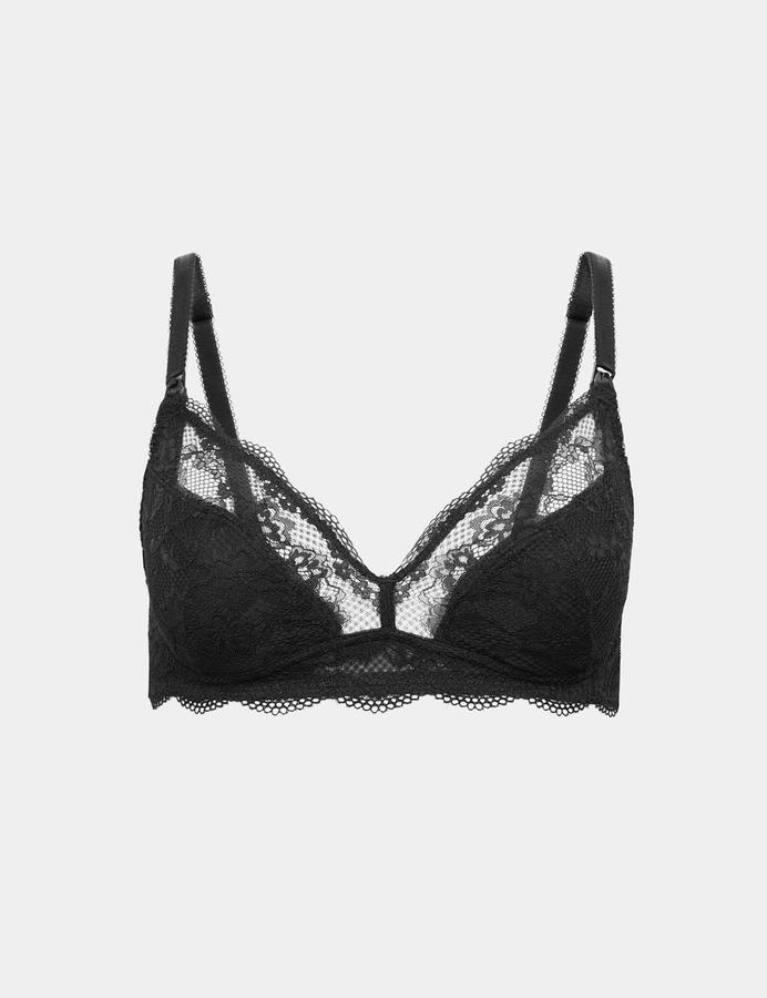 Jasmine Lace Non Wired Maternity Nursing Bra B-H